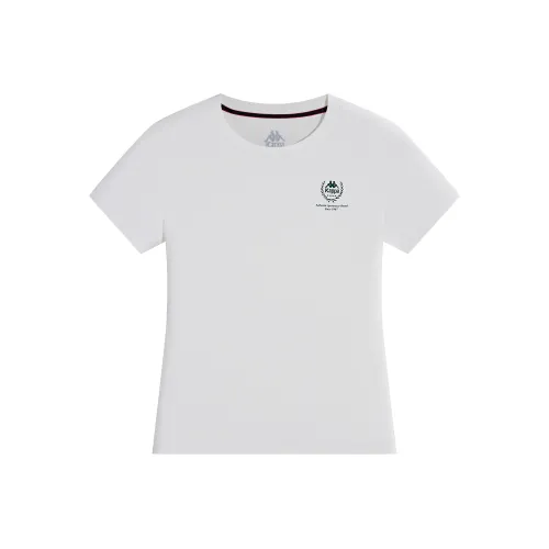 Kappa 1916 Series T Shirt Women's Korean White