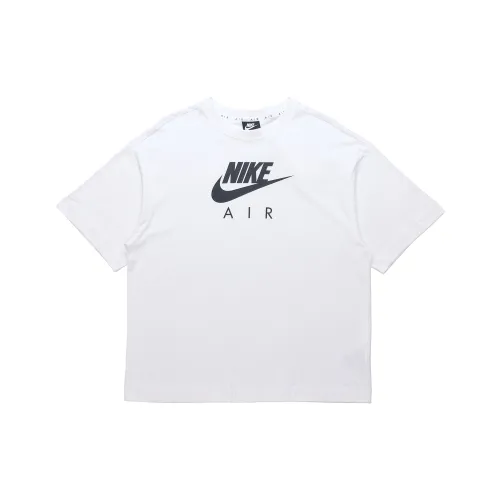Nike Drop Shoulder Sleeve T Shirt Women's White