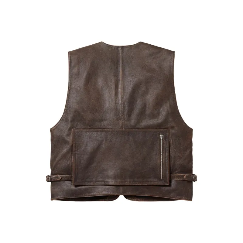 Supreme Leather Cargo Vest-4