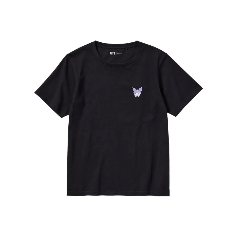 UNIQLO x Sanrio Regular T Shirt Women's Black-0