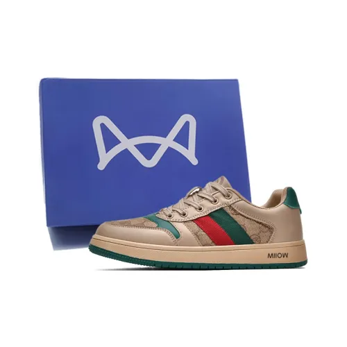 MIIOW Anti Slip Wear Resistant Low Top Skateboard Shoes Unisex