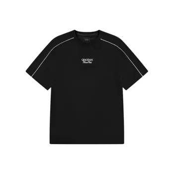 QIAODAN Sports Life Collection T Shirt Men's Black/Jordan White