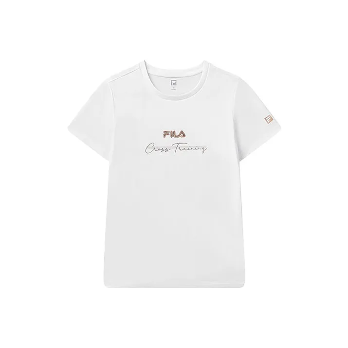 FILA Athletics T Shirt Women's Jade White-0