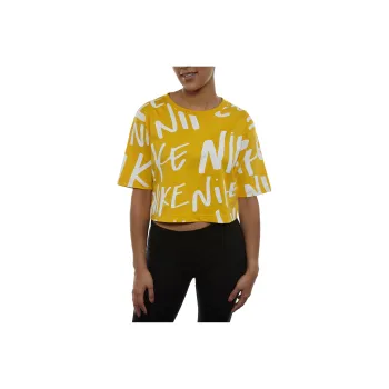 Nike T Shirts Women's Yellow