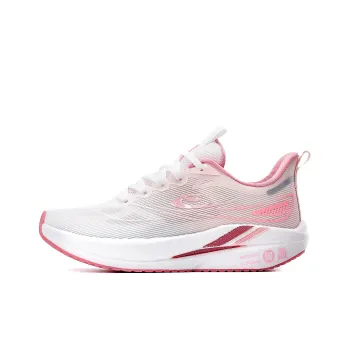 XIDELONG Anti Slip Wear Resistant Low Top Carbon Plate Casual Running Shoes Women's Pink White