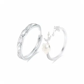 DAWO S999 Fine Silver Rings Unisex