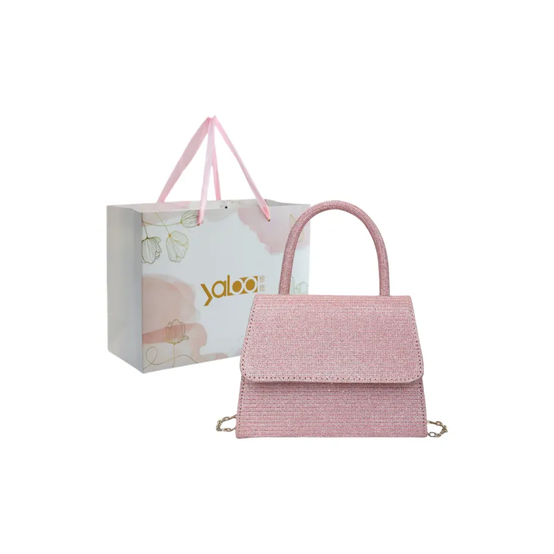 Yalu PU Handbag Unisex Black/Gold/Silver/Pink-15