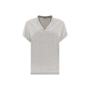 Brunello Cucinelli T Shirts Women's Gray