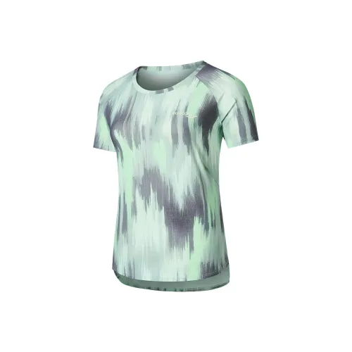 Saucony T Shirt Women's Liqueur Mustard Dazzling Print
