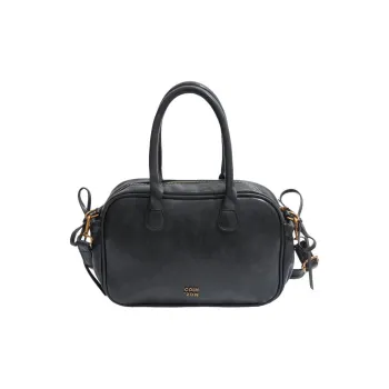 Morellybear PU Crossbody One Shoulder Handbag Women's Black/Coffee/Brown