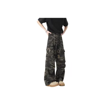 DUATOGE Jeans Men Army Green 