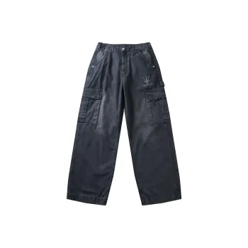 Maserati Casual Pants Unisex Dark Gray