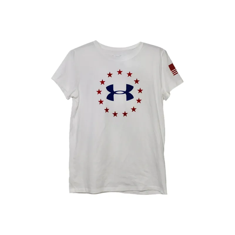 Under Armour Freedom T Shirt Women's White-0