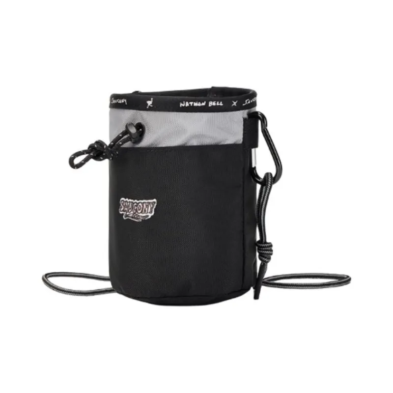 Saucony Outdoor Crossbody Bag Unisex Vermilion Coffee/Azure Gray-1
