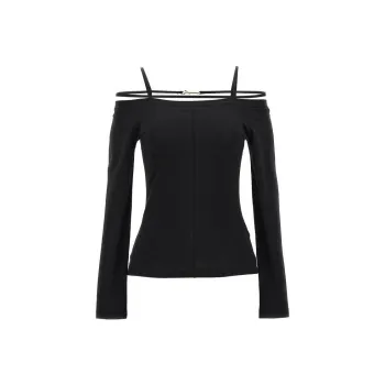 Jacquemus T Shirts Women's Black