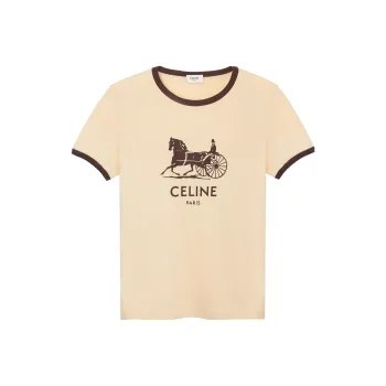 CELINE T Shirts Women's Butter