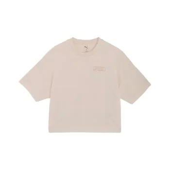PUMA Ess Logo Regular T Shirt Women's High Mountain Snow