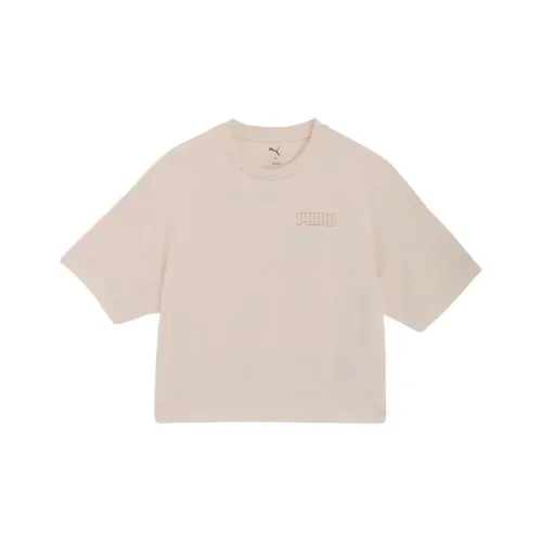 PUMA Ess Logo Regular T Shirt Women's High Mountain Snow