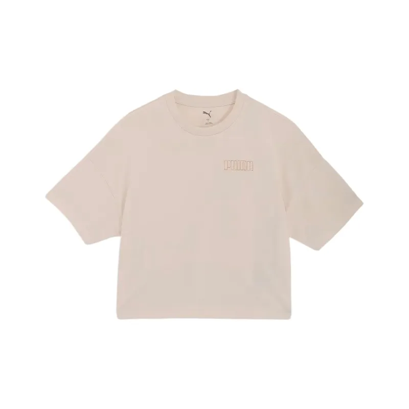 PUMA Ess Logo Regular T Shirt Women's High Mountain Snow-0