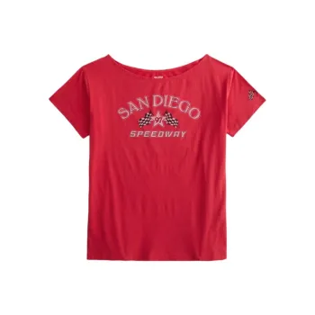 Hollister T Shirts Women's Red
