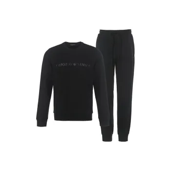 EMPORIO ARMANI FW23 Sweatshirt Set Men's Black