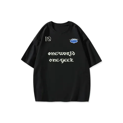ILYOIL Drop Shoulder Sleeve T Shirt Unisex