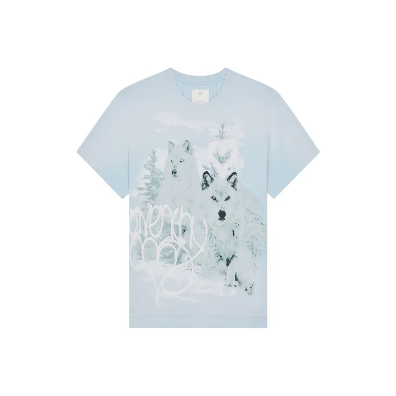Givenchy T-Shirts Women's Light Blue-0