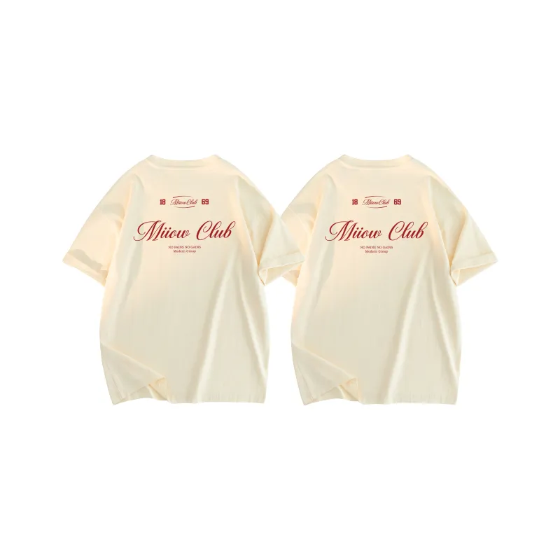 MIIOW Trend Party Series Short Sleeved T Shirts Women's 2 Pack-17