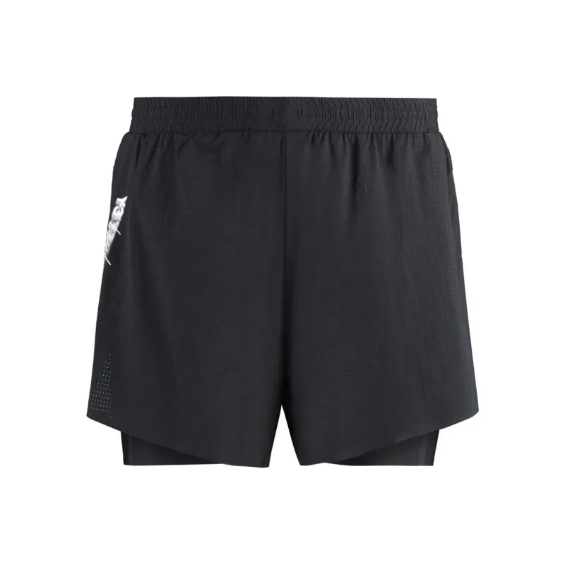 Y 3 Logo print Ripstop Running Shorts-0