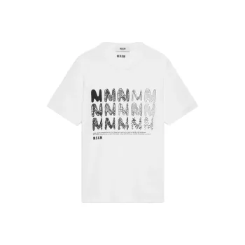 MSGM T Shirts Men White