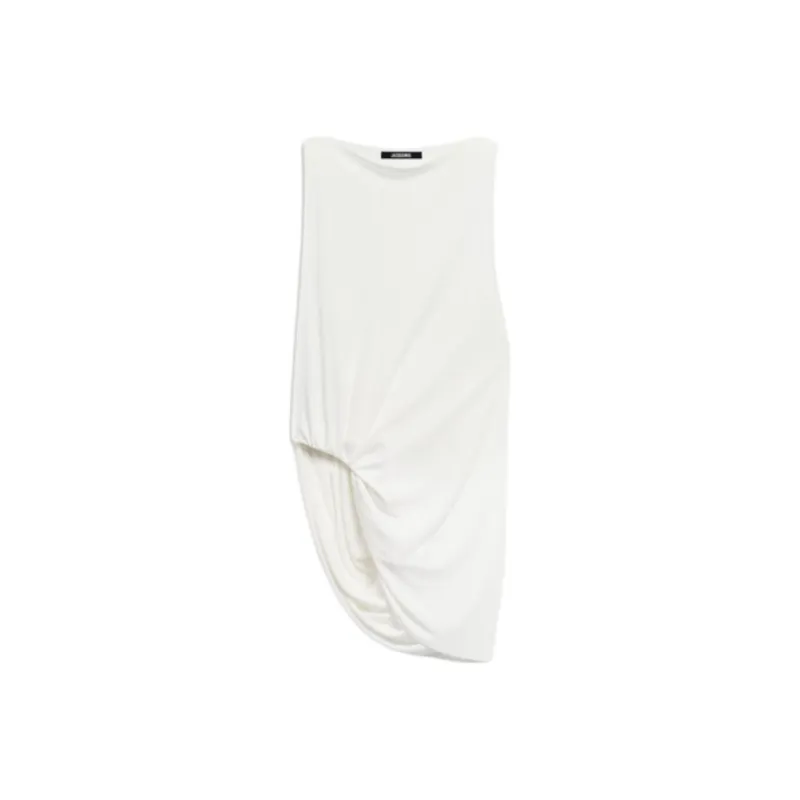 Jacquemus Twist Detailed Sleeveless Top-0