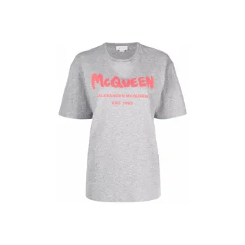 Alexander McQueen T Shirts Women's Gray