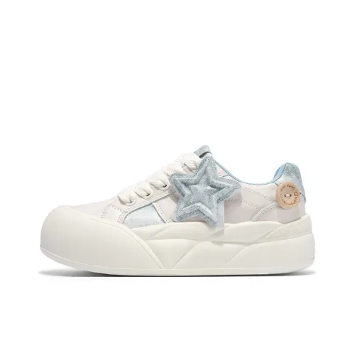 VAEL Lotus Pond At Night Low Top Skateboard Shoes Women's