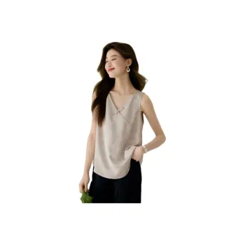 Mo Han Yi Mei Tank Top Women's Champagne Khaki