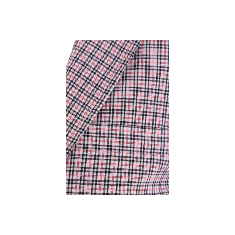 THOM BROWNE Checked Single Breasted Tailored Blazer-2