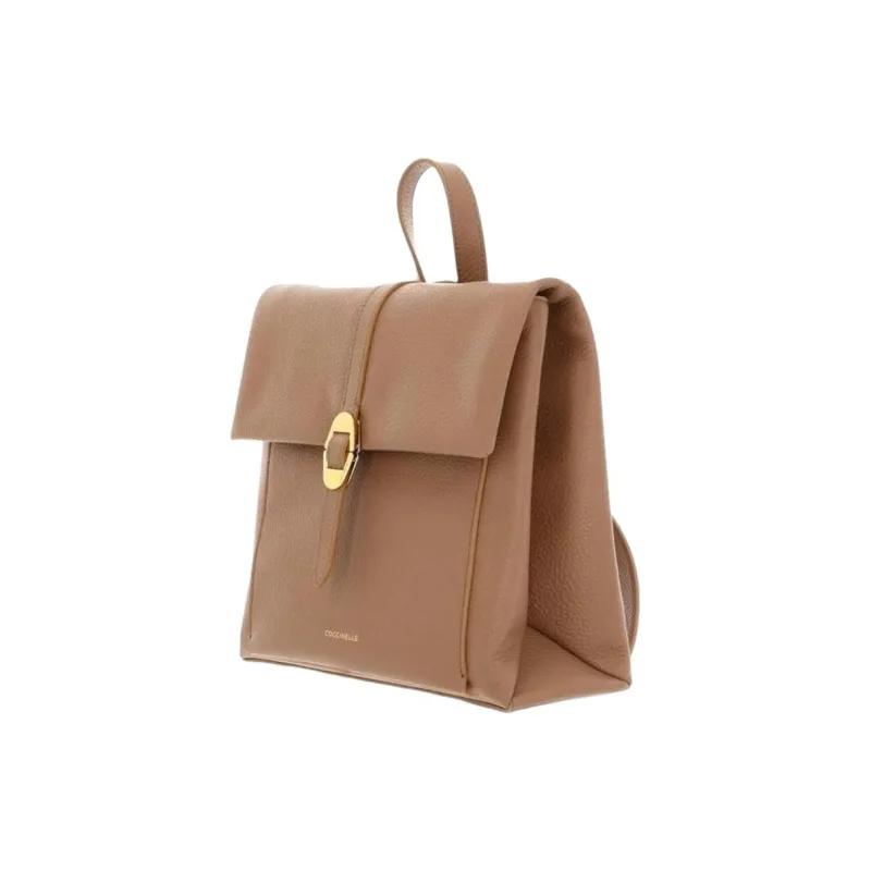 COCCINELLE Leather Backpack Women's Brown-1