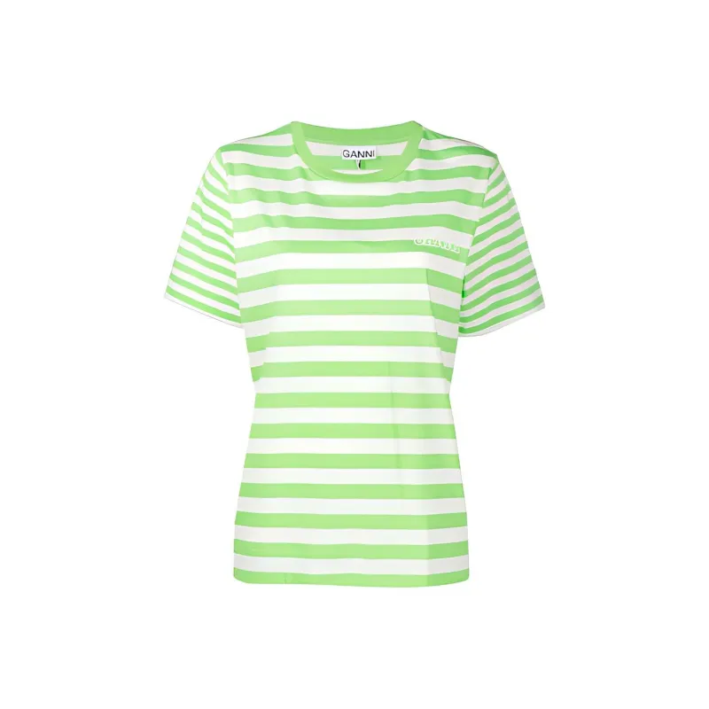 GANNI T-Shirts Women's Green-0