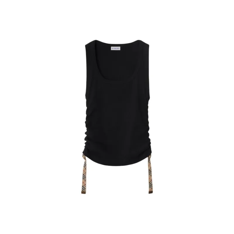 Burberry Check trim Tank Top-0