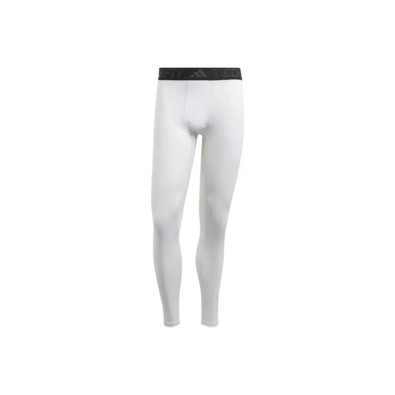Adidas Techfit Training Long Tights Athletic Trousers Men's White-0