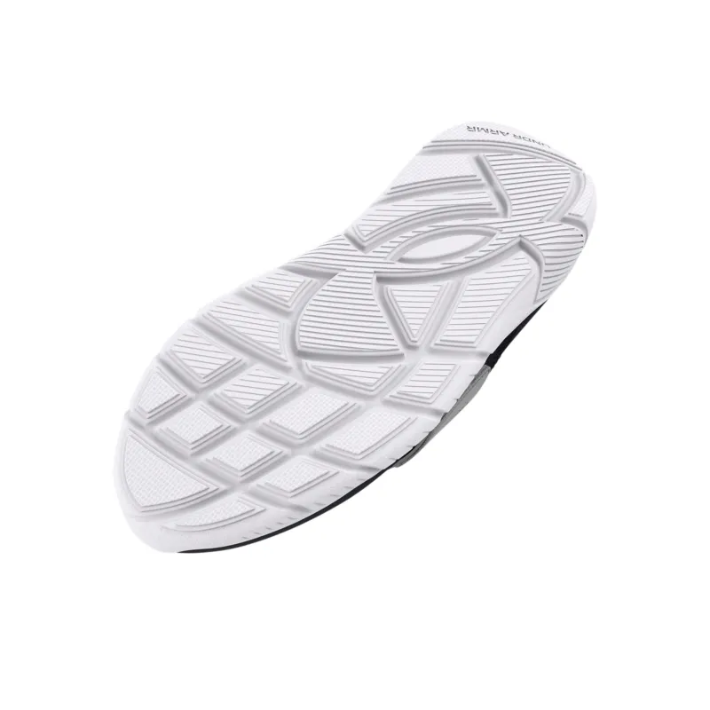 Under Armour Flash Printed GS Shock Absorbers Low Top Running Shoes Black White Teenagers-4