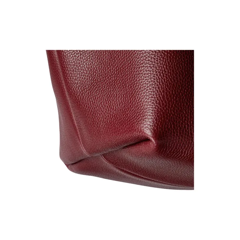 GUCCI Totissima Grain Leather Shoulder Bag Medium Size Women's Red-6