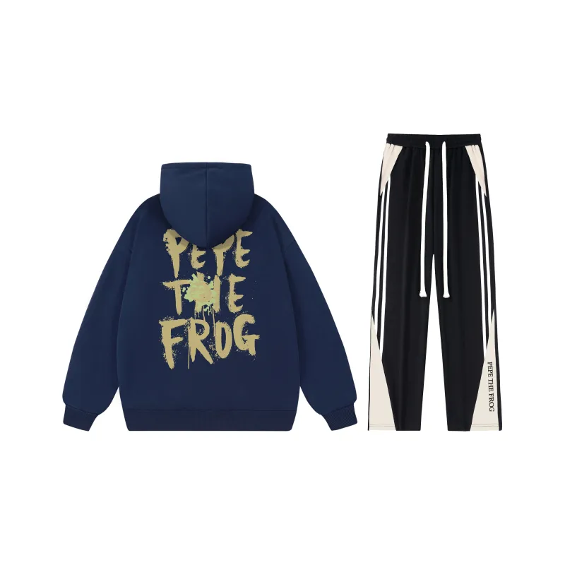 Pepe The Frog Sweatshirt Sets Unisex-15