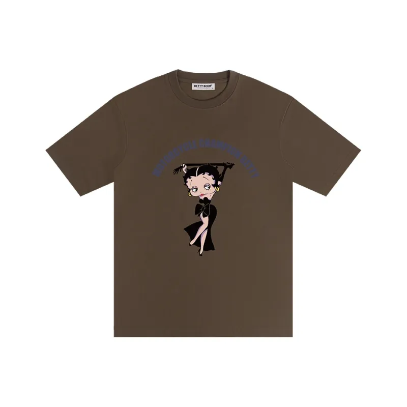 BETTY BOOP Drop Shoulder Sleeve T Shirt Unisex-9