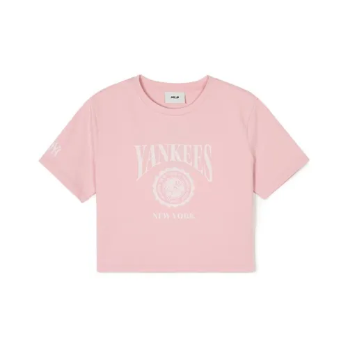 MLB T Shirt Women's Hemp Pink New York Yankees