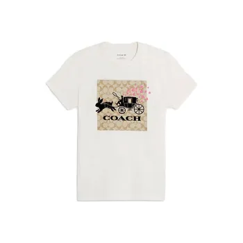 COACH T Shirts Women's White