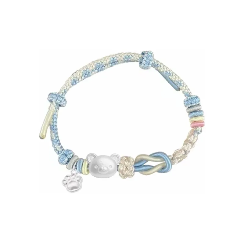 SINO GEM S999 Fine Silver Bracelets Unisex-5