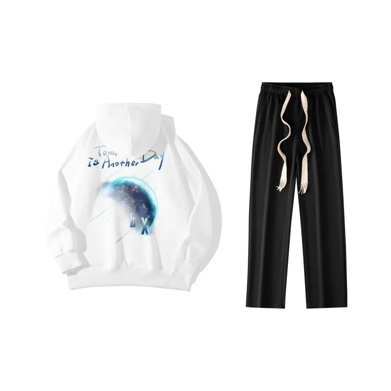 B.X Sweatshirt Sets Unisex-3