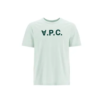 A.P.C Logo Printed Crewneck T Shirt