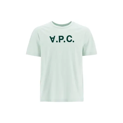 A.P.C Logo Printed Crewneck T Shirt