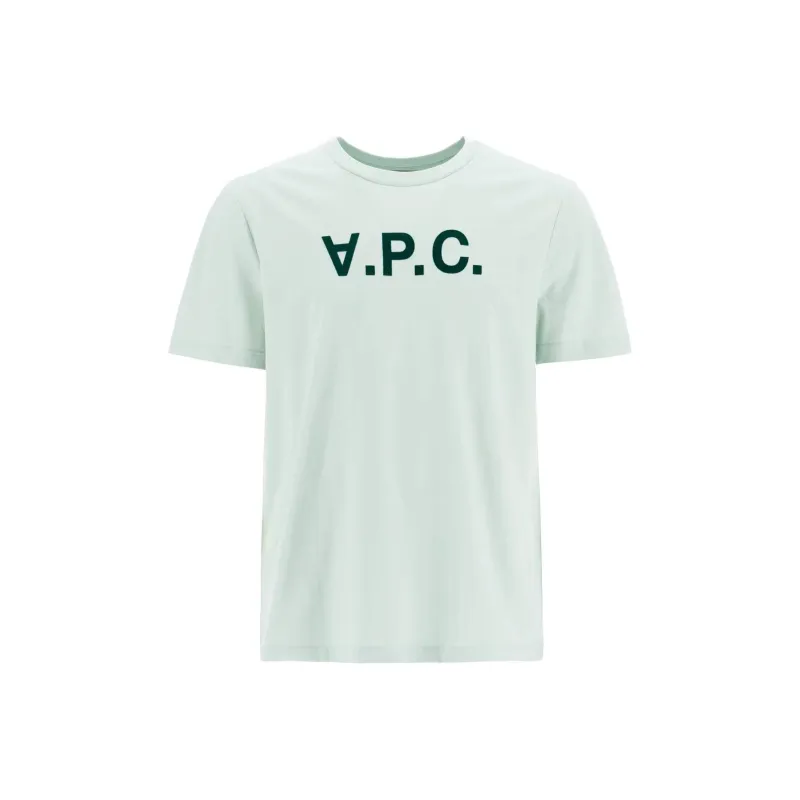 A.P.C Logo Printed Crewneck T Shirt-0